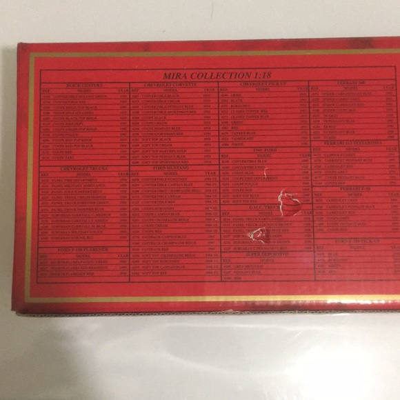 1954 Chevrolet Corvette Mira Golden Line Collection 1:18 Die Cast Metal NWOT - Picture 8 of 8